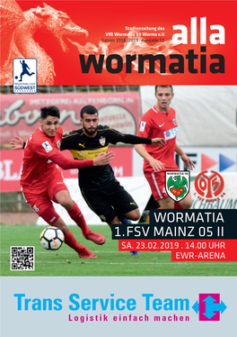 Wormatia 1.Fsv Mainz 05 II SA