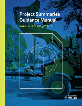 Project Summaries Manual