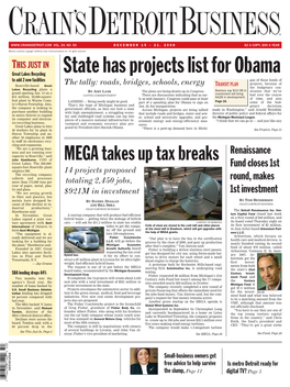 State Has Projects List for Obama