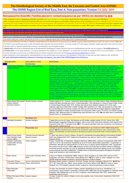 ORL 5.1 Non-Passerines Final Draft01a.Xlsx