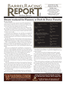 Dream Weekend for Flannery at Dash & Dance Futurity