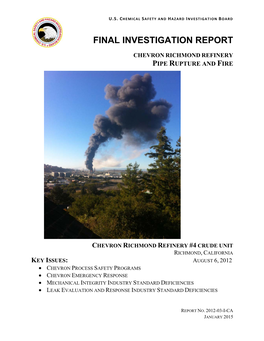 Final Investigation Report