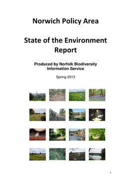 Norwich State of the Environment Report