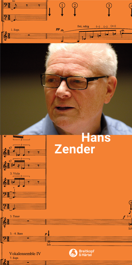 Hans Zender Hans Zender Biografische Daten