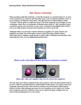 Star Stones (Asterism)