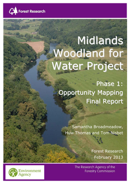 Midlands Woodland for Water Project