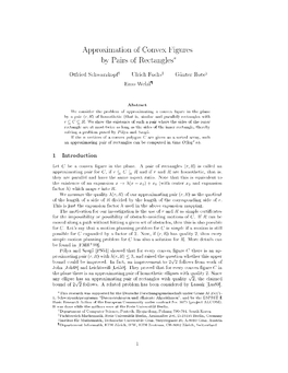 Approximation of Convex Figures by Pairs of Rectangles