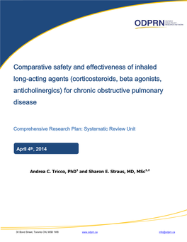 Lamas for COPD Systematic Review