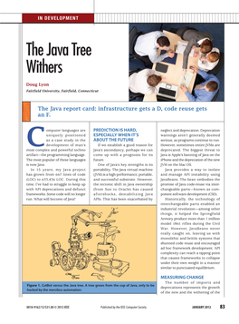 The Java Tree Withers
