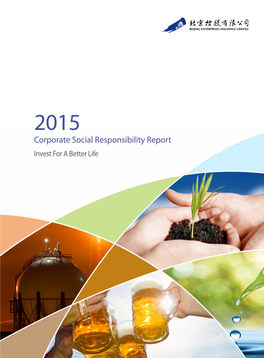 Corporate Social Responsibility Report Invest for a Better Life About the Report