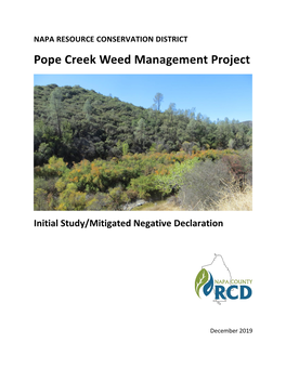 Pope Creek Weed Management Project ISMND