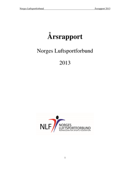 Årsrapport 2013