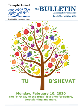 January/February 2020 Tevet/Shevat/Adar 5780
