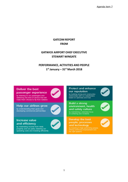 GATWICK AIRPORT CHIEF EXECUTIVE Report