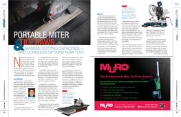 Portable Miter Tile Saws