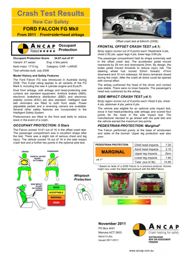 Crash Test Results