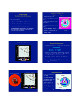 Stellar Evolution: Evolution Off the Main Sequence