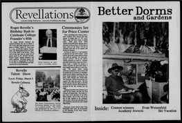 Better D Ornas and Gardens a Revellecollege Publication - University of California,San Diego