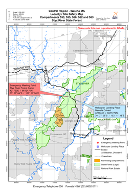 Styx River State Forest Compartments 553, 555, 556, 562 and 563 Harvest