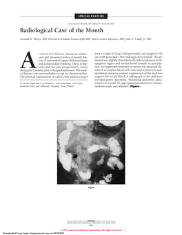 Radiological Case of the Month