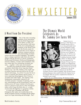 2010 WAS Summer Newsletter