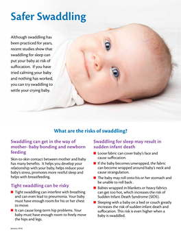 Safer Swaddling