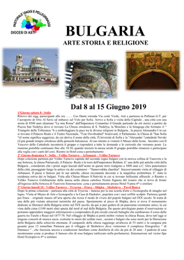 Bulgaria Arte Storia E Religione