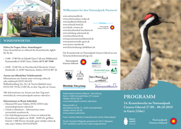 Programm 14. Kranichwoche