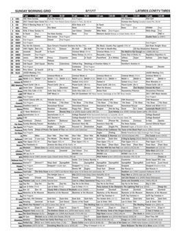 Sunday Morning Grid 6/11/17 Latimes.Com/Tv Times