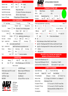 Convention Card Editor