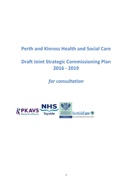 Perth and Kinross Health and Social Care Draft Joint Strategic