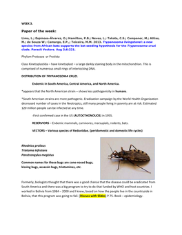 Phylum Protozoa Or Protista Class Kinetoplastida – Have Kinetoplast