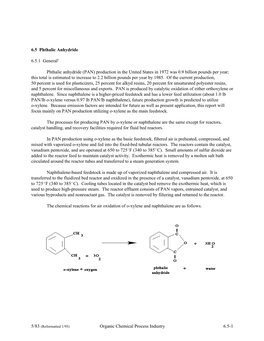 6.5 Phthalic Anhydride