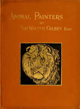 Animal Painters of England from the Year 1650