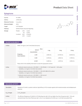 Eptapirone | Medchemexpress