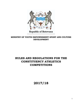 Constituency Athletics Competitions