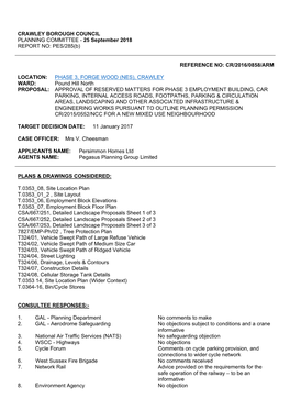 Planning Application CR/2016/0858/ARM