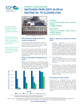 Switching from Dirty #4 Or #6 Heating Oil to Cleaner Fuel