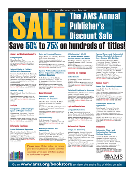 Save 50% to 75% on Hundreds of Titles!