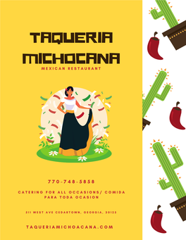 Taqueria Michocana M E X I C a N R E S T a U R a N T