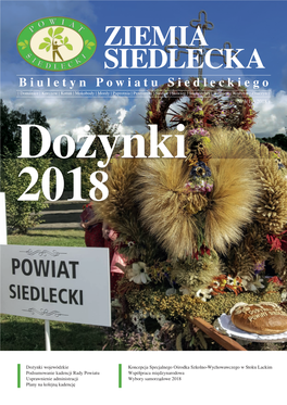 Powiat Siedlecki Założył Z Dniem 1 Września 2018 R