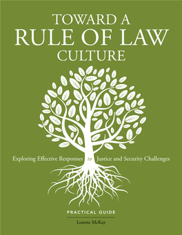 Toward a Rule of Law Culture: Practical Guide