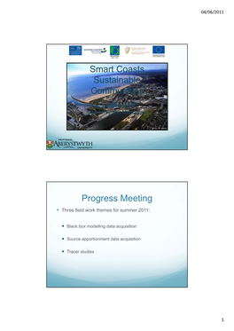 Smart Coasts Sustainable Communities Progress Meeting