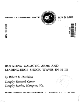 ROTATING GALACTIC ARMS and LEADING-EDGE SHOCK WAVES in H 111 by Robert E