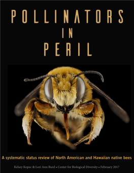 Pollinators in Peril: a Systematic Status Review of North American