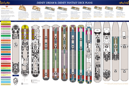 Disney Dream & Disney Fantasy Deck Plans