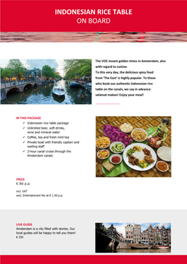 Indonesian Dinner Cruise.Pdf