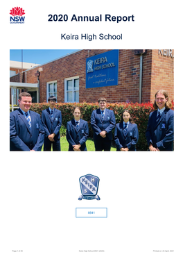 2020 Keira High School Annual Report