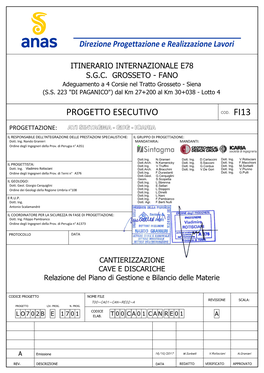 Itinerario Internazionale E78 Sgc Grosseto
