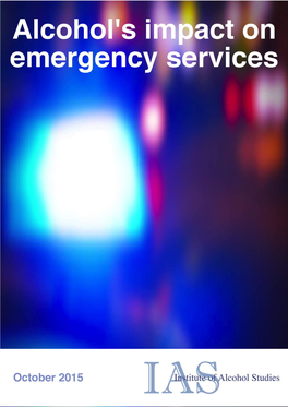 Alcohol's Impact on Emergency Services